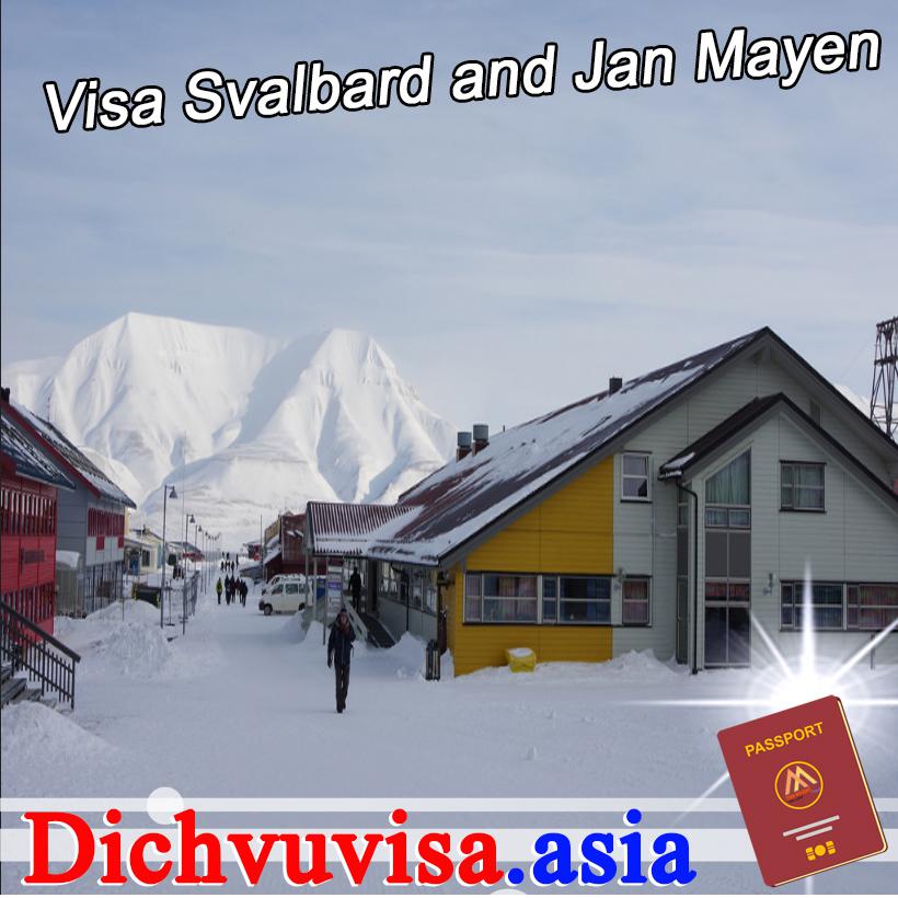 Thủ tục visa du lịch Đảo Svan-bat và Jan-may-en