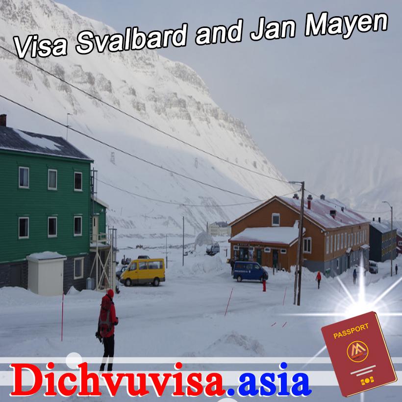 Thủ tục visa công tác Đảo Svan-bat và Jan-may-en