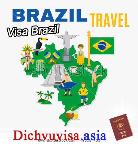 Thủ tục visa công tác Bra-xin